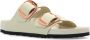 Birkenstock Arizona Big Buckle Slippers High Shine Ecru Narrow Fit Dames - Thumbnail 7