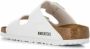 Birkenstock Arizona Grote Gesp Patent Witte Slippers Birko Flor Patent Streetwear - Thumbnail 133