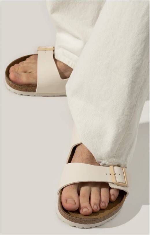 Birkenstock Arizona BS Slides Beige Heren
