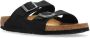 Birkenstock ARIZONA SOFT FOOTBED NUBUK Dames slippers Zwart - Thumbnail 6