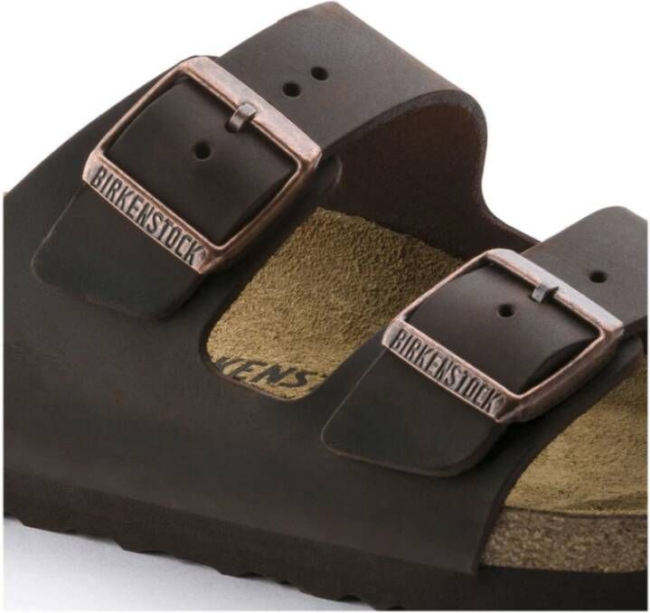 Birkenstock Sandalen Arizona Geolied Leer Brown Dames