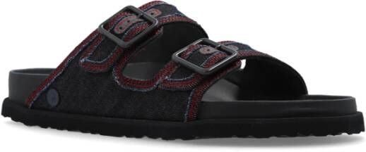 Birkenstock Sandals Arizona Stone Washed Blue Heren