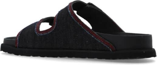 Birkenstock Sandals Arizona Stone Washed Blue Heren