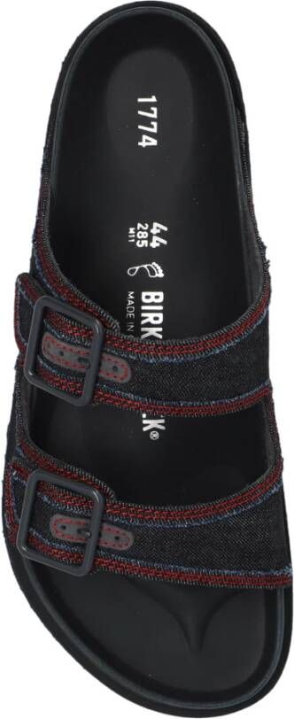 Birkenstock Sandals Arizona Stone Washed Blue Heren