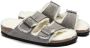 Birkenstock Arizona Shearling Slippers Stone Coin Narrow fit | Grijs | Suède - Thumbnail 70