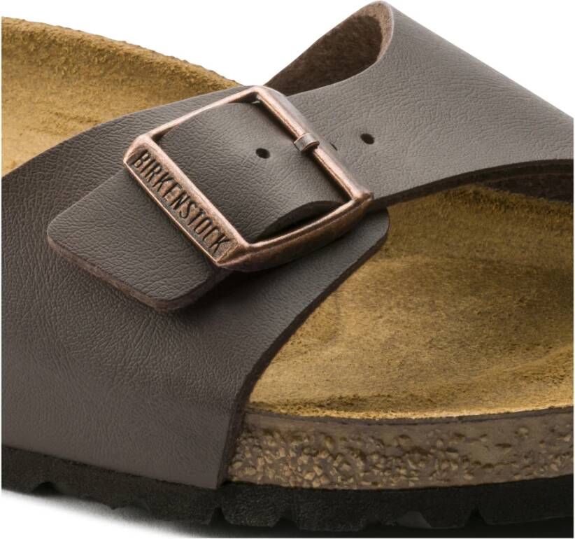 Birkenstock Madrid Birko-Flor Large Sandalen Bruin Heren