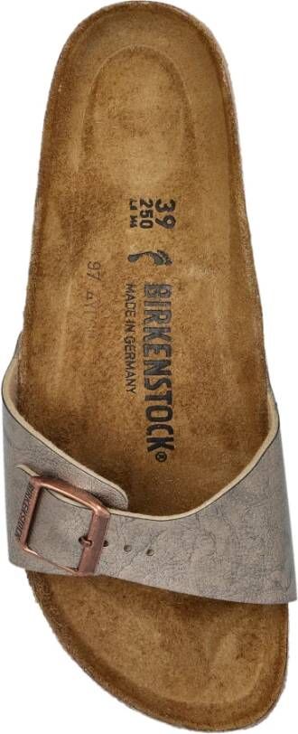 Birkenstock Madrid BS Slides Gray Dames