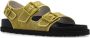 Birkenstock Milano Raffia Sandalen Green Dames - Thumbnail 4