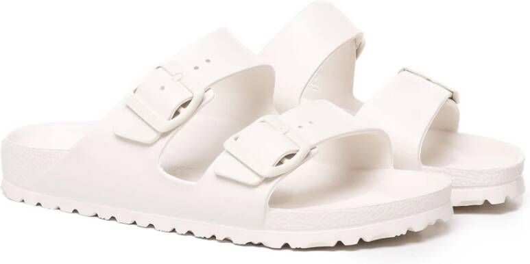 Birkenstock Sandales Eggshell met Verstelbare Gespen Beige Dames
