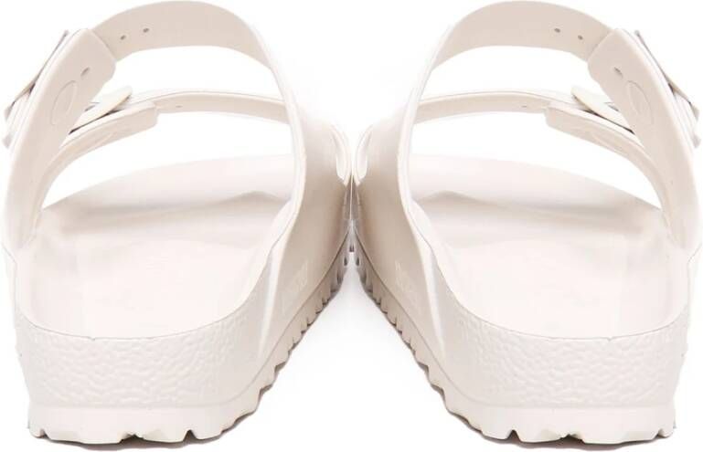 Birkenstock Sandales Eggshell met Verstelbare Gespen Beige Dames