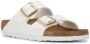 Birkenstock Arizona Grote Gesp Patent Witte Slippers Birko Flor Patent Streetwear - Thumbnail 129