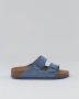 Birkenstock Lichtblauwe Leren Sandalen voor Blue - Thumbnail 26