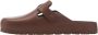 Birkenstock Bruine Logo Sandalen Gesp Sluiting Rubberen Zool Brown Dames - Thumbnail 19