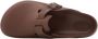 Birkenstock Bruine Logo Sandalen Gesp Sluiting Rubberen Zool Brown Dames - Thumbnail 3