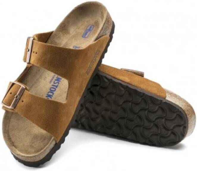 Birkenstock Zachte Mink Sandalen Bruin Heren