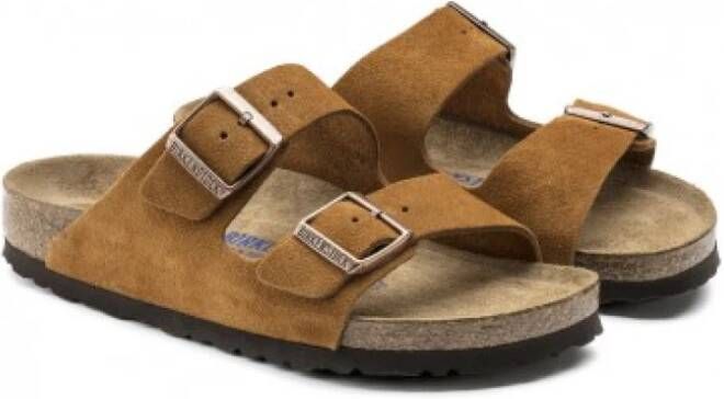 Birkenstock Zachte Mink Sandalen Bruin Heren