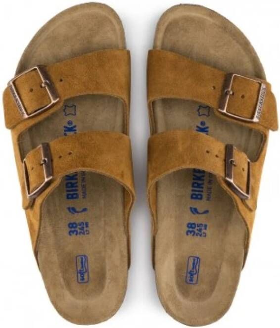 Birkenstock Zachte Mink Sandalen Bruin Heren