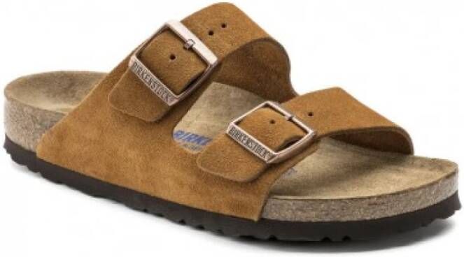 Birkenstock Zachte Mink Sandalen Bruin Heren