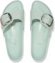 Birkenstock Madrid Big Buckle Natural Sliders Blue Dames - Thumbnail 10
