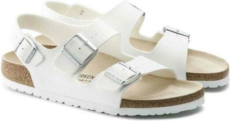 Birkenstock Sandals Milano Birko-Flor Wit Heren
