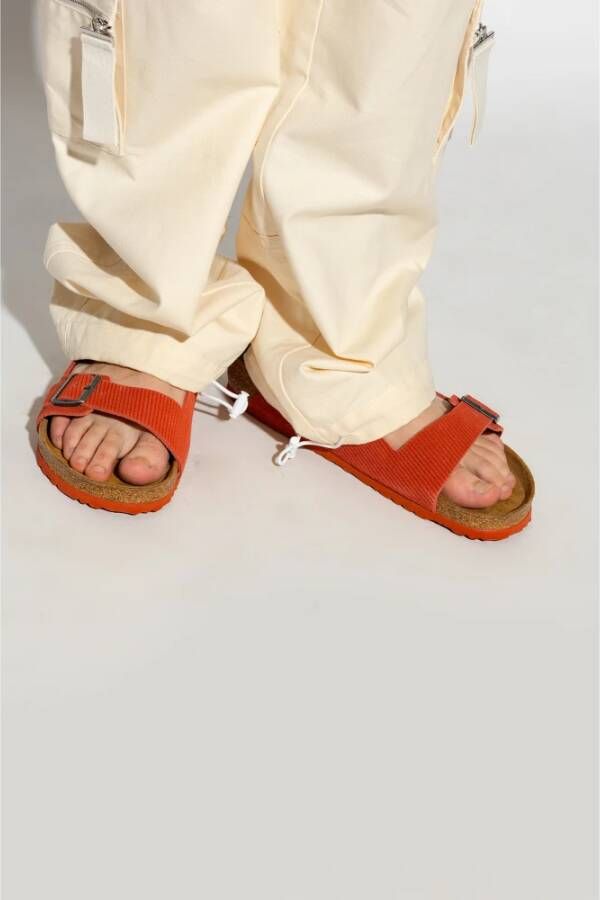 Birkenstock Arizona BS slides Rood Heren