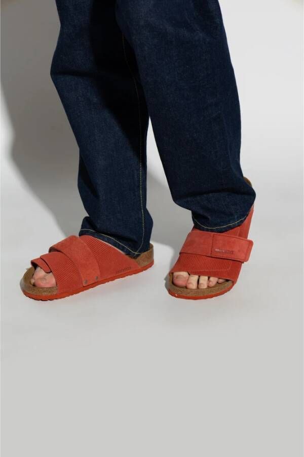 Birkenstock Kyoto slides Rood Heren