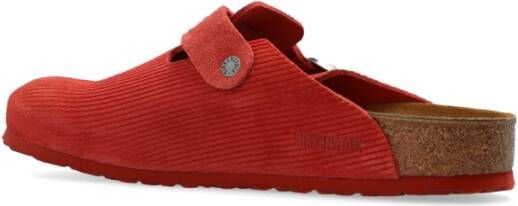 Birkenstock Boston BS slides Rood Heren