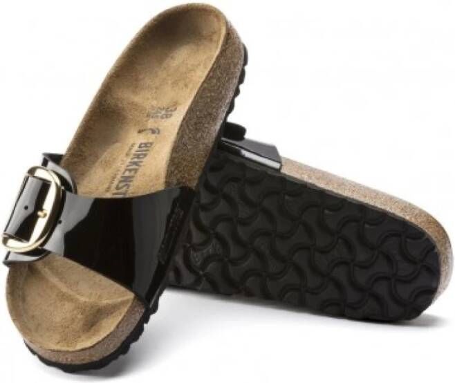 Birkenstock Madrid Big Buckle Sandaal Zwart Dames