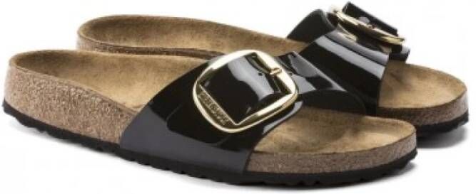 Birkenstock Madrid Big Buckle Sandaal Zwart Dames