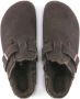 Birkenstock Boston Wool Borrego Mocha Shoes Grijs Heren - Thumbnail 6