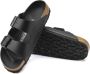 Birkenstock Arizona Slippers Triple Black Narrow fit | Zwart | Imitatieleer - Thumbnail 14