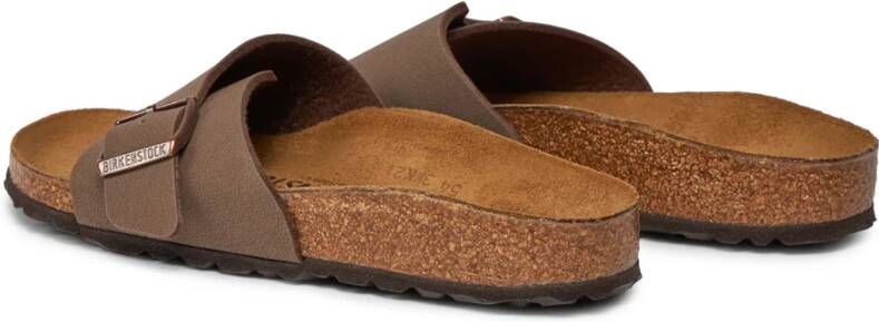 Birkenstock Satin Finish Sandal Catalina Style Brown Dames