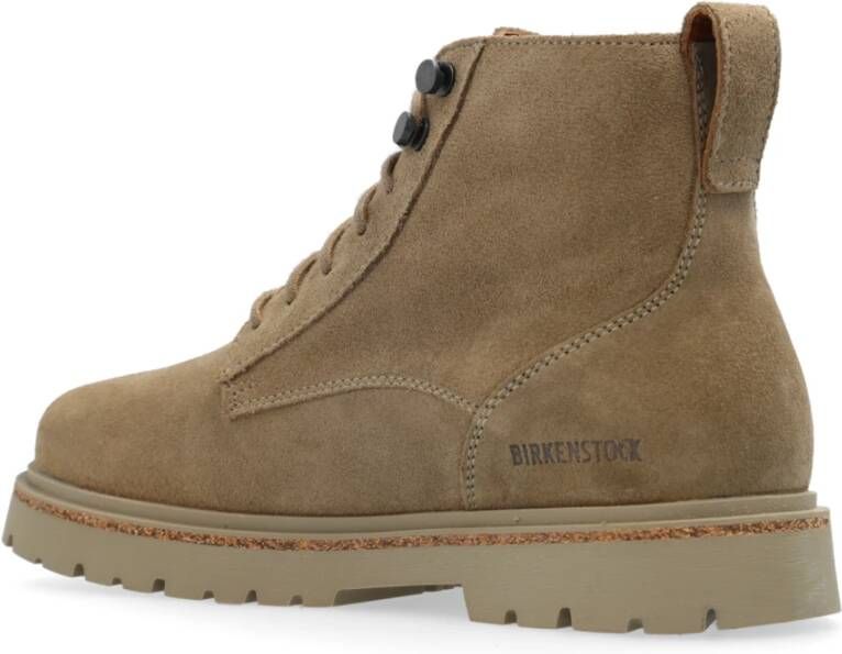 Birkenstock Highwood Lace Mid Boots Beige Dames