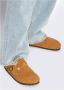 Birkenstock Bruine Suède Sandalen met Shearling Voering Brown Unisex - Thumbnail 10