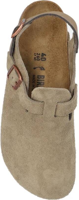 Birkenstock Tokio II Suède klompen Beige Dames
