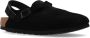 Birkenstock Zwarte Suède Sandalen met Zilveren Beslag Black - Thumbnail 8