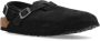 Birkenstock Zwarte Suède Sandalen met Shearling Black Dames - Thumbnail 9