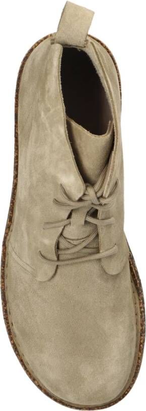 Birkenstock Uppsala Mid Suède Leren Boots Beige Heren