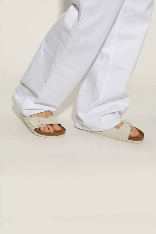 Birkenstock Schuifregelaars Beige Heren