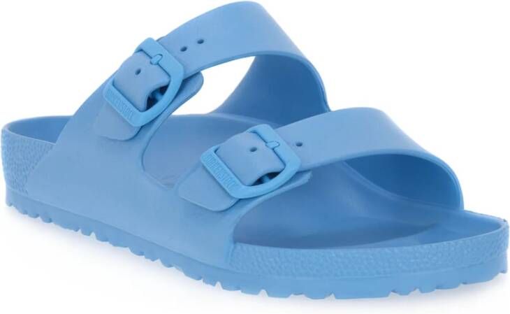 Birkenstock Hemelsblauwe Slippers Blauw Heren