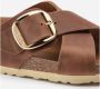 Birkenstock Siena Big Buckle Dames Slippers Cognac Narrow-fit - Thumbnail 12