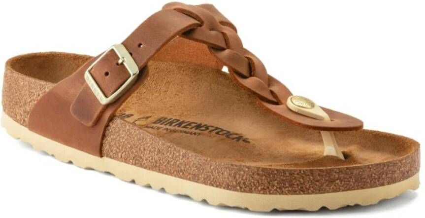 Birkenstock Schuifregelaars Bruin Dames