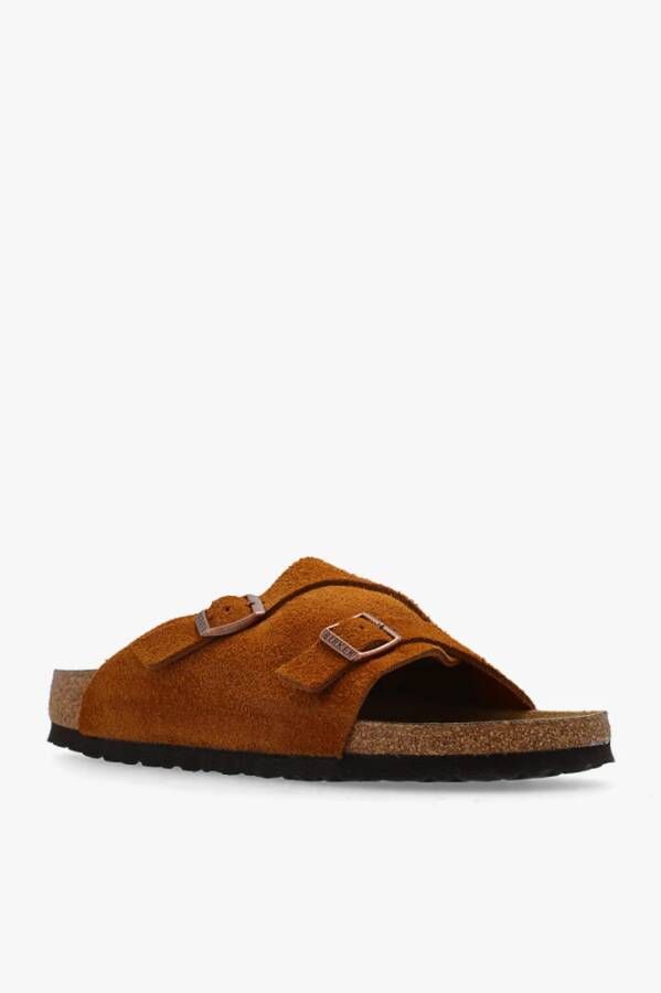 Birkenstock Schuifregelaars Bruin Dames