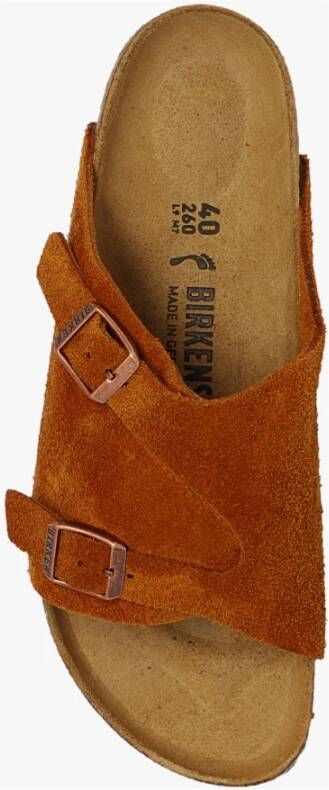 Birkenstock Schuifregelaars Bruin Dames