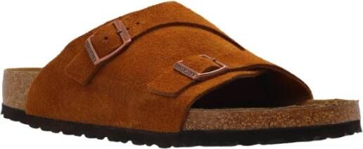 Birkenstock Schuifregelaars Bruin Heren