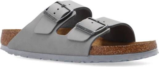 Birkenstock Schuifregelaars Grijs Dames