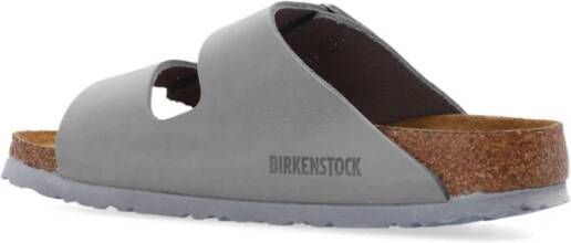 Birkenstock Schuifregelaars Grijs Dames