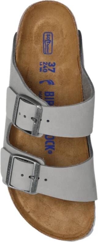 Birkenstock Schuifregelaars Grijs Dames