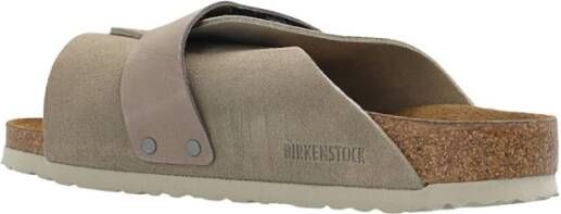 Birkenstock Schuifregelaars Grijs Dames