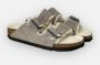 Birkenstock Arizona Shearling Slippers Stone Coin Narrow fit | Grijs | Suède - Thumbnail 83